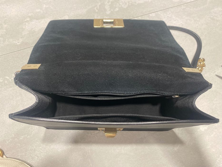 Черна чанта FURLA Metropolis