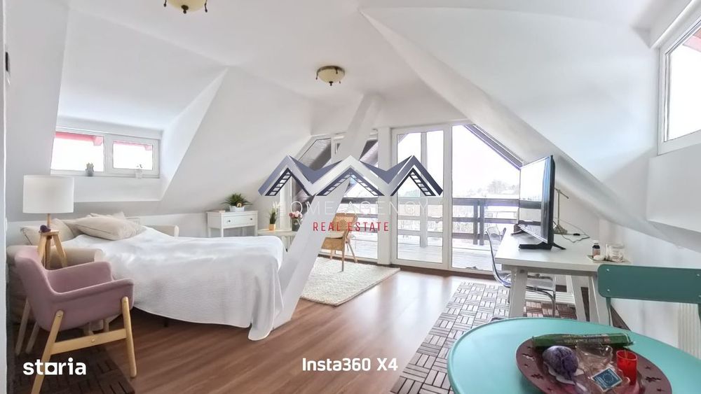 Vilă ultrafinisată cu panoramă superbă, teren 868 mp– Breaza