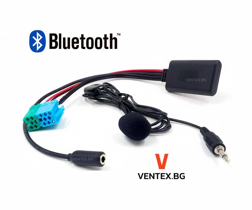Bluetooth адаптер за Renault Clio фабрично радио за слушане на музика
