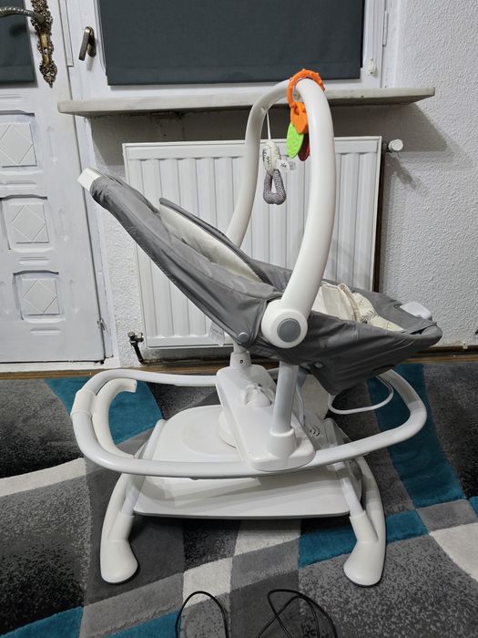 Leagan si balansoar pentru copii Joie Sansa 2 in 1 rotativ Fern