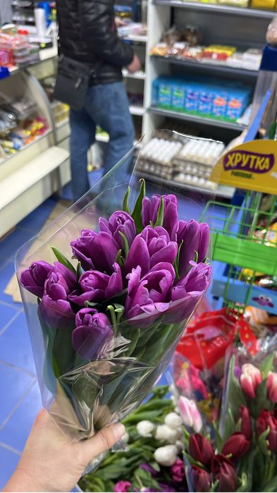 Тюльпаны по 600 тенге