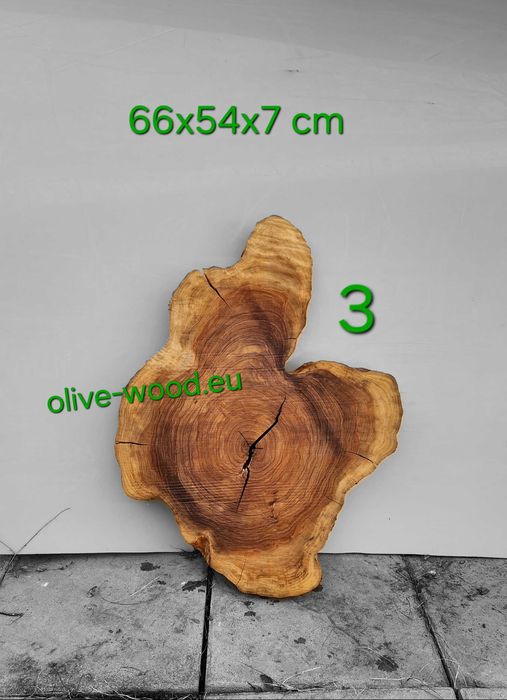 Дървен материал от маслина (янове) и шайби. Olive Wood Live Edge Slabs