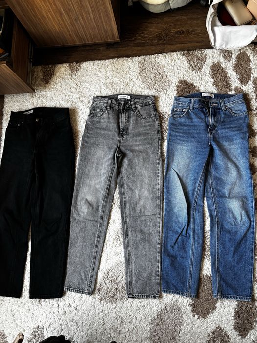 Джинсы mom  pull and bear