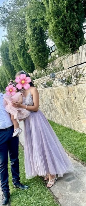 Официална /Бална/ миди рокля, подходяща и за други поводи,р-р ХС