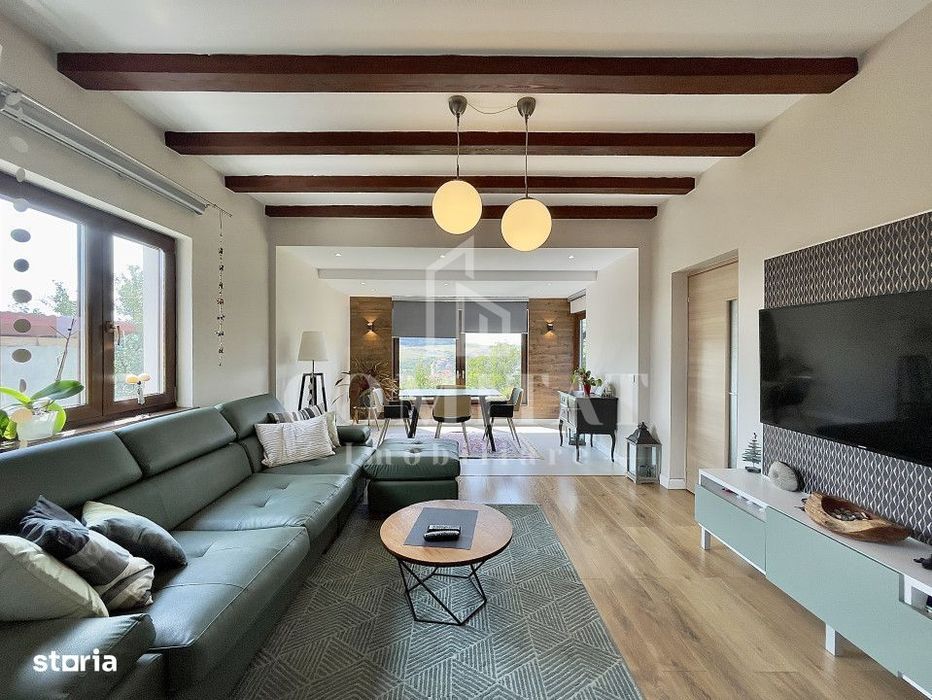 Casă cochetă cu teren generos și panoramă Chinteni