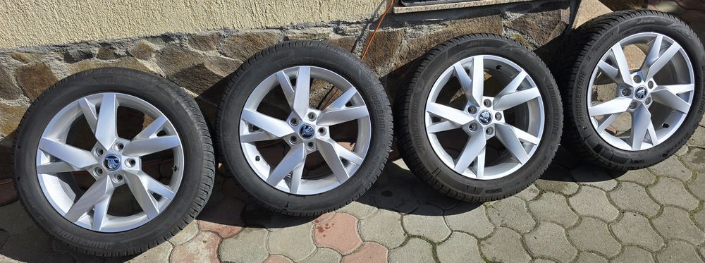 Jante originale Skoda Octavia 4, Bridgestone 205 55 R17, 2024