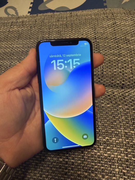 iPhone X 64GB Space Gray 97% baterie impecabil