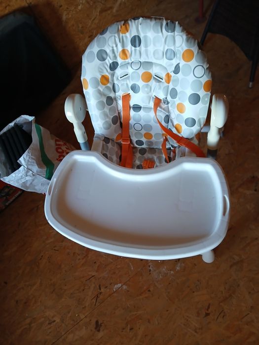 Scaun de masa bebe Kiddo Snack,pliabil si reglabil in înălțime