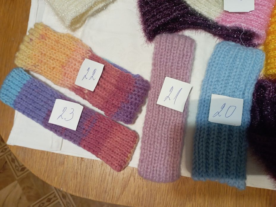 Ръчно плетени ленти за глава