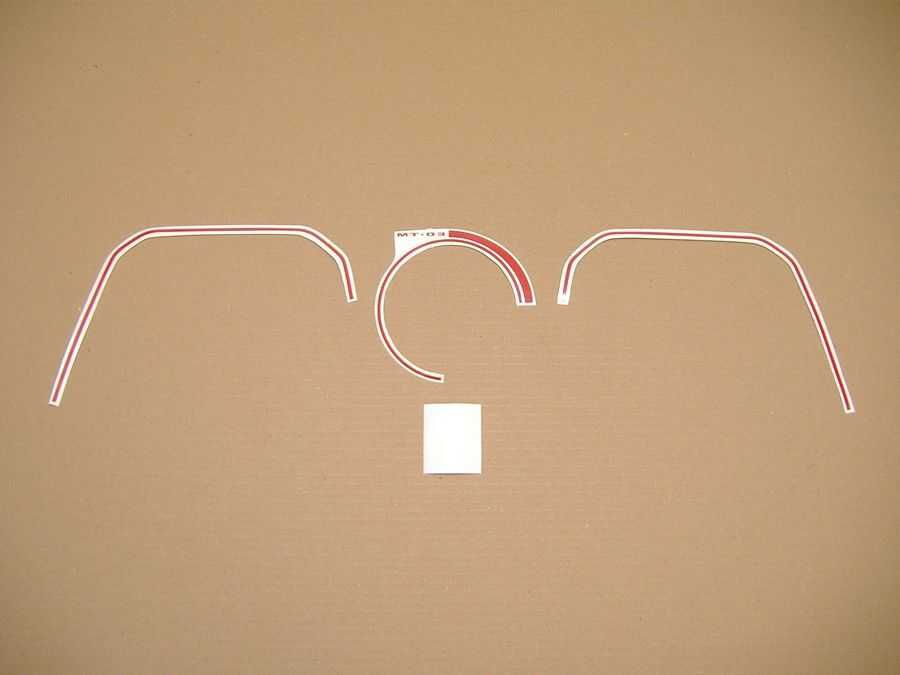 Стикери Yamaha MT-03/MT-07 2006г-2017г лепенки Ямаха Фейзър mt03 mt07