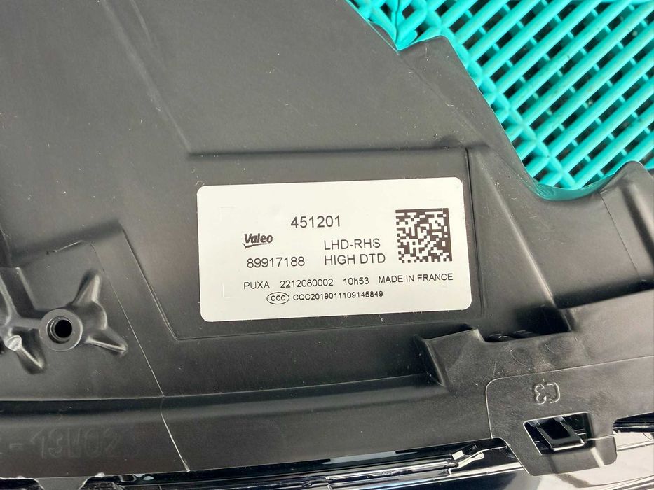Far dreapta LED Land Rover Range Rover Evoque L551 2018+ nou complet cu calculatoare original Valeo gri fumuriu
