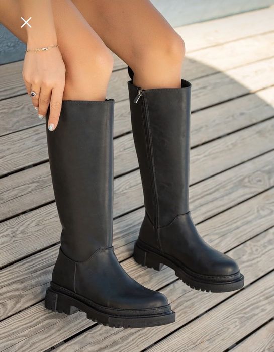 Дамски високи ботуши