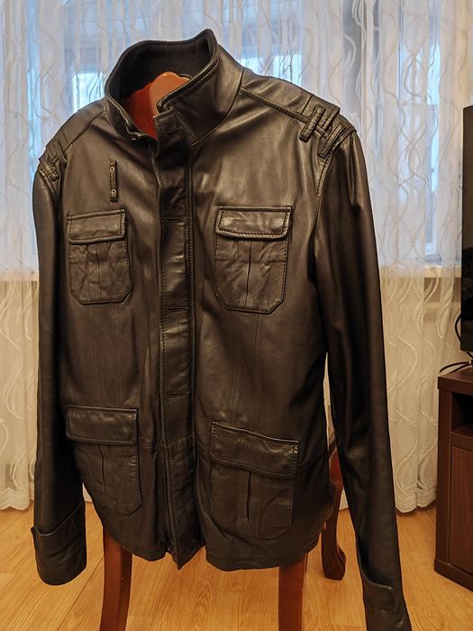 Кожанная куртка б/у
