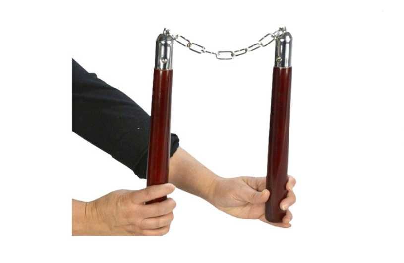 Nunceag - nunchucku lemn maro 31 cm