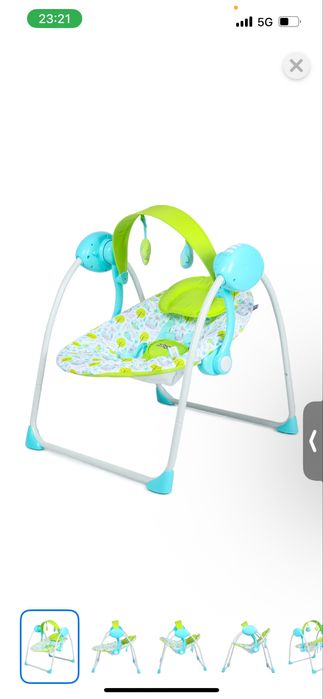 Качели Babyton sleepy blue