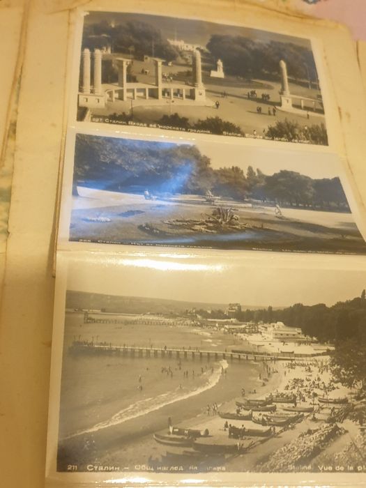 Албум Георги Димитров  и картички Изгледи от Сталин/Варна/