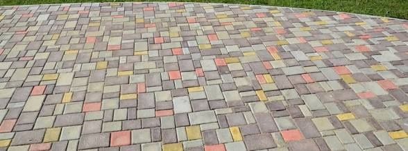 Укладка брусчатки