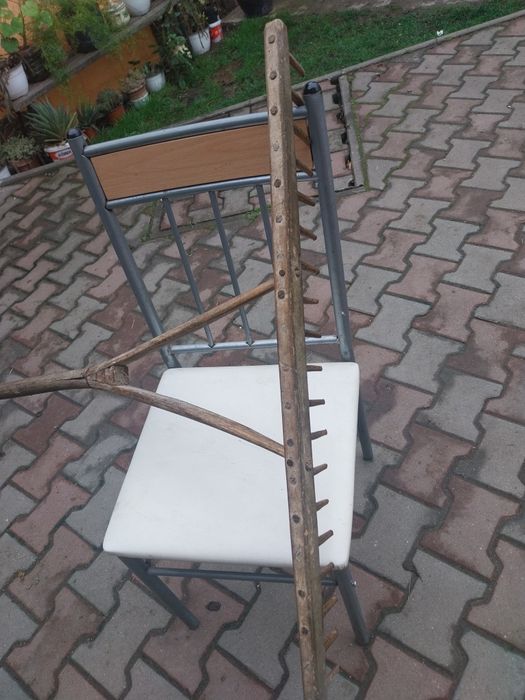 Vand grebla din lemn pt strâns fan