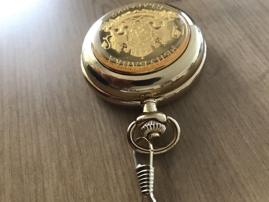 Позлатен джобен чаовник