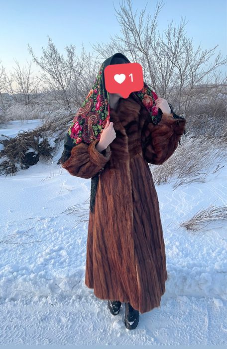 Шуба натуралка колонок
