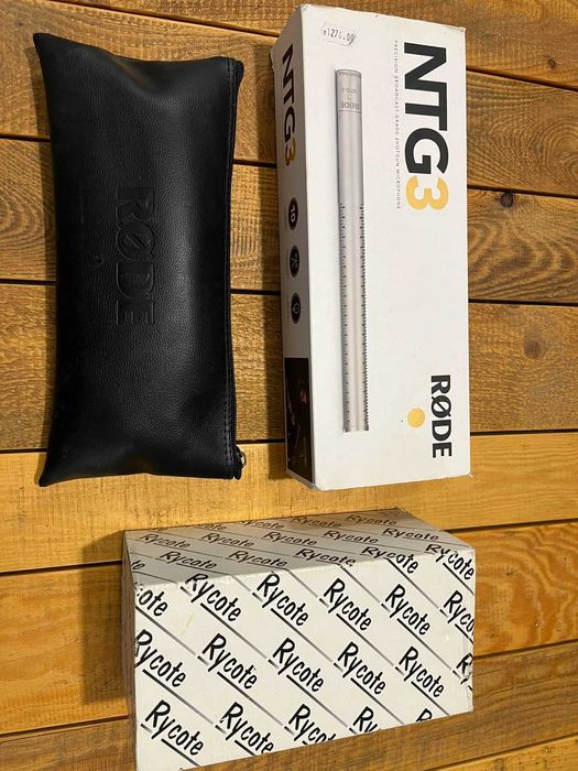 RØDE NTG3 професионален микрофон + Rycote Dead Cat - като нови