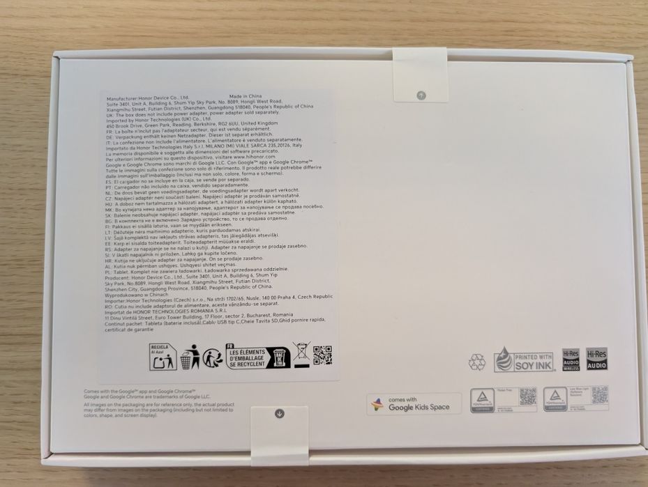 HONOR Pad X8a 11 inchi 4GB 128GB WiFi Space Grey