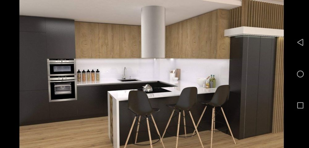 Изработка на плотове за кухня и баня от акрилен камък.