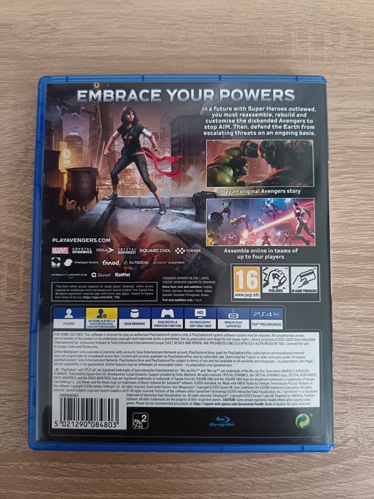 Игра Marvel Avengers playstation 4