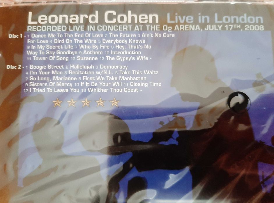 Vand CD audio si carte Leonard Cohen