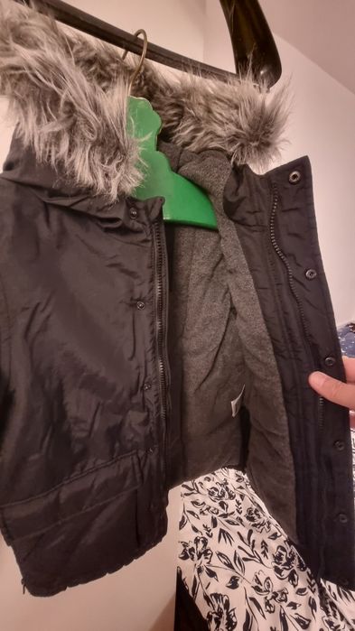 Детско зимно яке с качулка