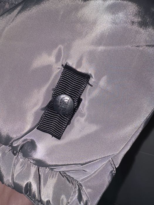 Geacă XL The North Face negru neagră gri alb albă noua new nepurtata