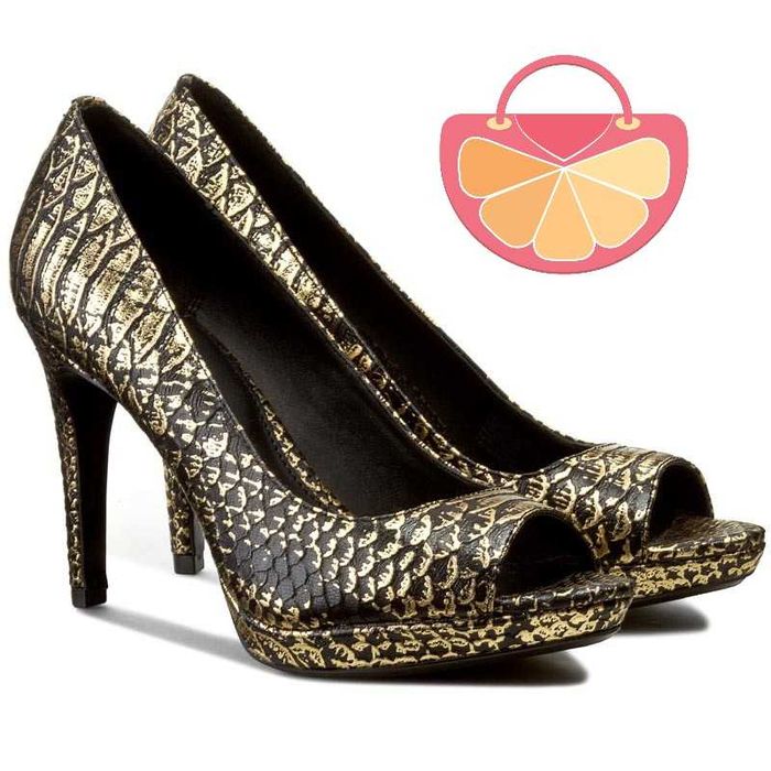 %ПРОМО% CALVIN KLEIN № 35-37-38-39 – Дамски кожени сандали BLACK LABEL