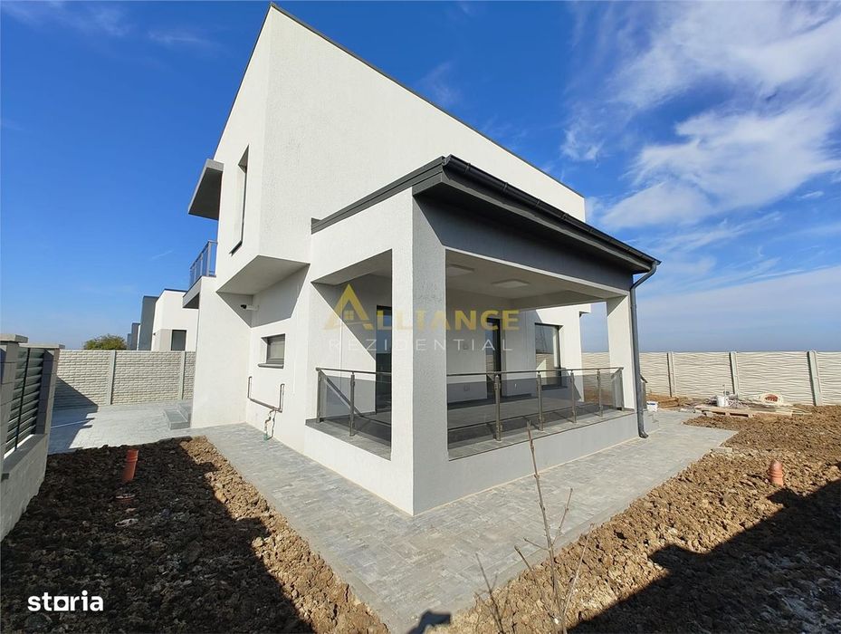 Casa moderna - P+1E,- 3 dormitoare - 115 mp utili - teren 364 mp