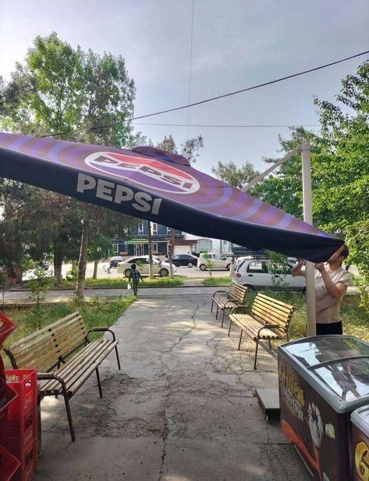 Pepsi зонтик навес шатёр