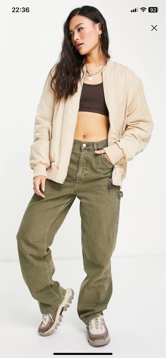 Бомбер женский оверсайз