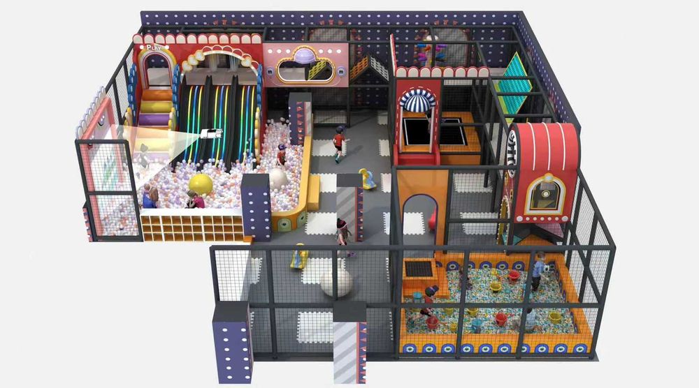 Детский лабиринт, детский игровой парк.