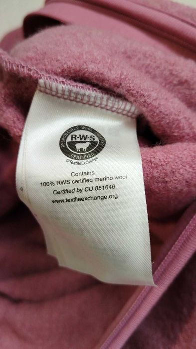 Salopeta din lana merinos 86/92 roz