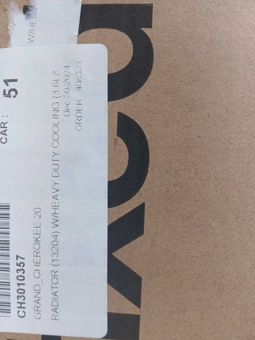 Jeep Grand Cherokee радиатор