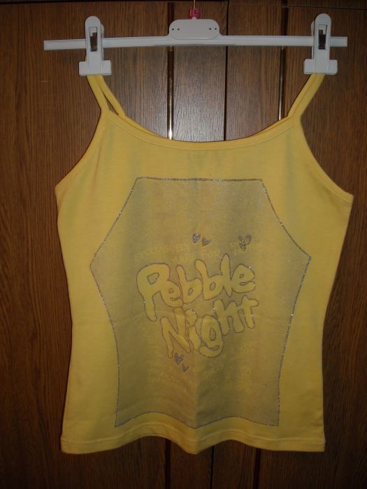 Жълт дамски потник