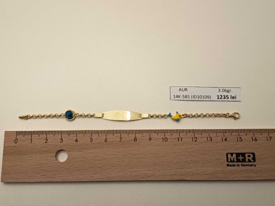 Bratara copii aur 14 Karate (3.06 grame) ID10109