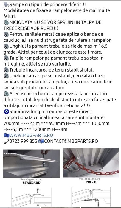 Rampe aluminiu premium certificate TUV klac
