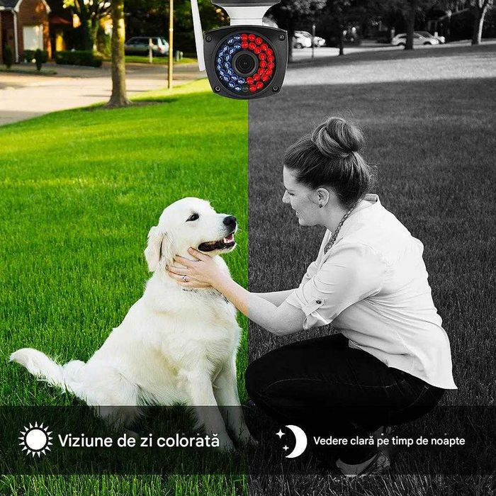 Cameră de supraveghere IP SV3C B06W WiFi 5MP pentru exterior