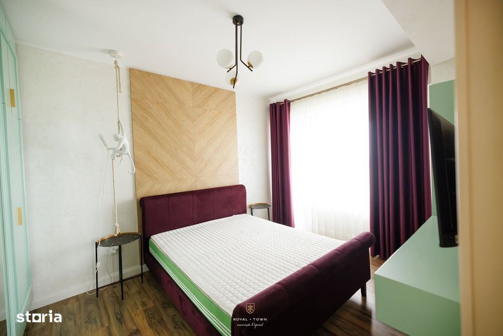 Intabulat! De vânzare apartament 3 camere mobilat premium, Royal Town