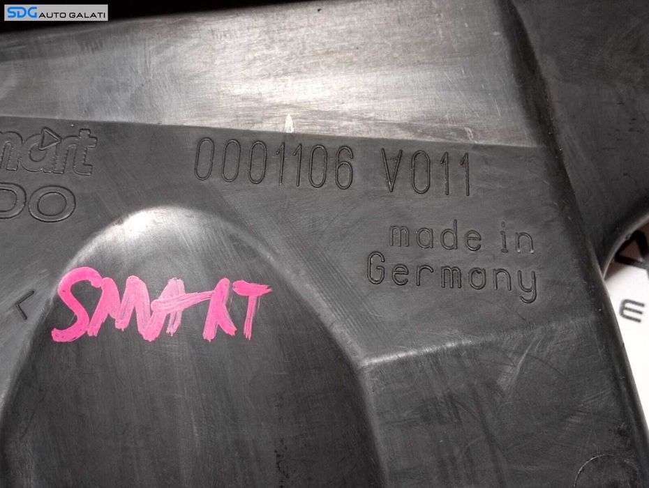 Deflector Grila Tub Tubulatura Admisie Aer Smart Fortwo 0.6 B 1998 - 2006 Cod 0001106V011 0003921V001 [M4729]