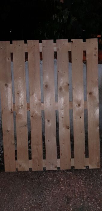 Дървени оградни пана , скари, дъски, летви, пано ограда. Размер 150см.