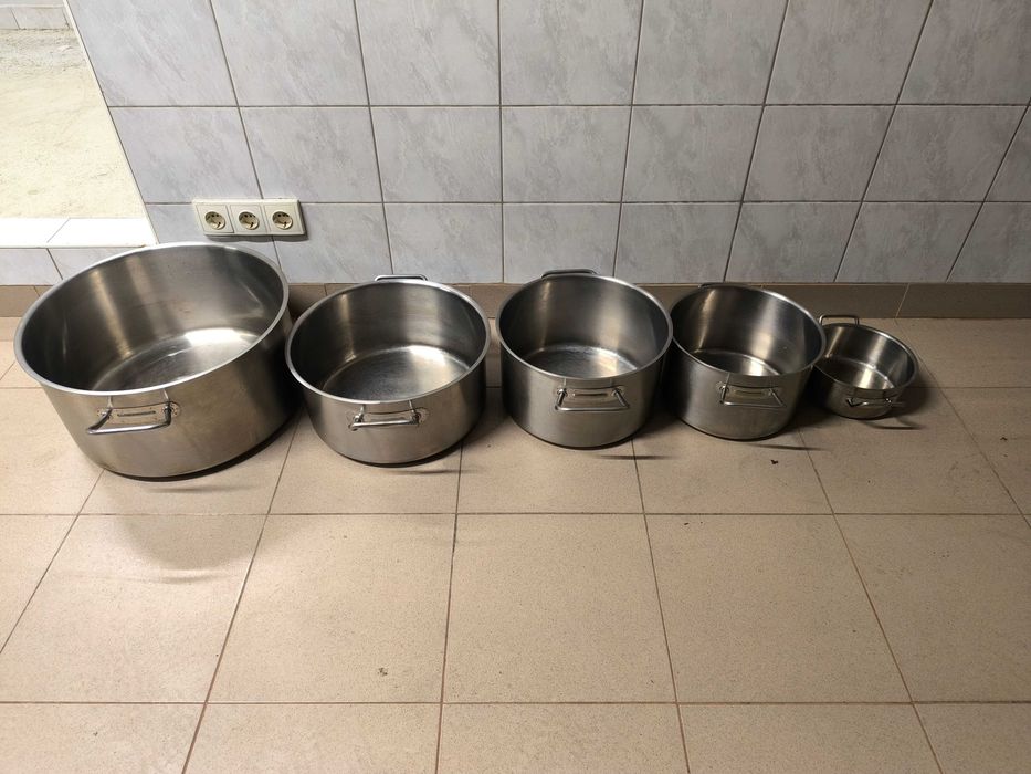 Oale (Cratite) profesionale inox. (marimile si preturile sunt in descriere)