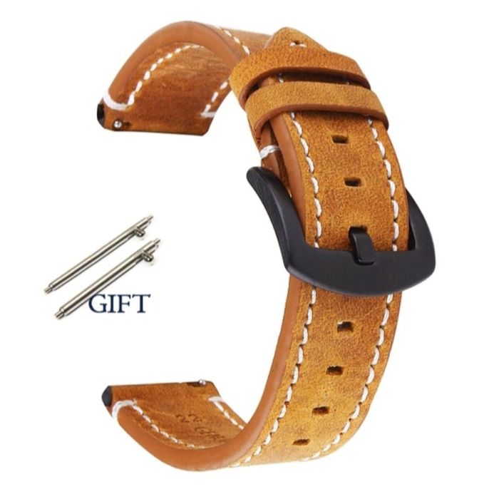 RETRO Кожена каишка Huawei Watch/Samsung/Xiaomi/Garmin/Apple/Amazfit