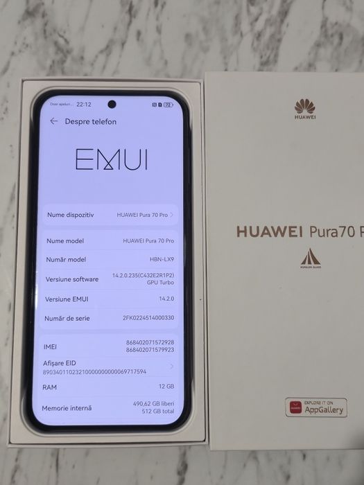 Vand/schimb Huawei Pura 70 Pro 512gb