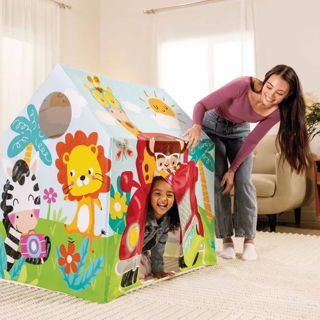 Детска палатка за игра Jungle Intex, цветна, 107 x 95 x 75 см