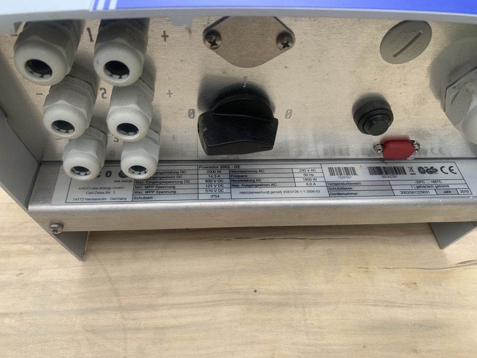 Inverter panoul szolar